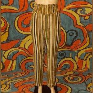 Lucy & Yak Earthy Striped Joggers